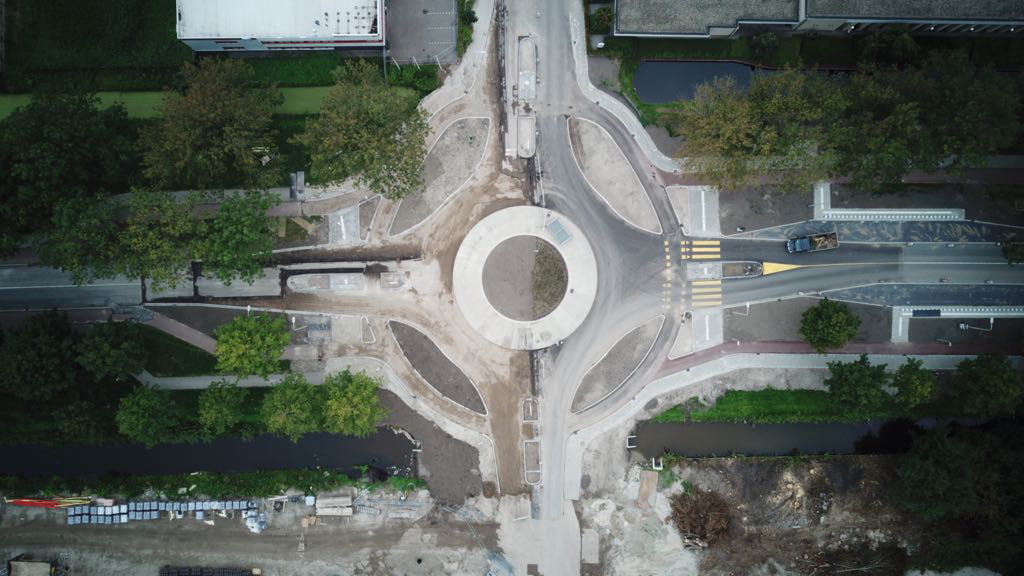Project: Aanleg rotonde Olympiaweg Hillegom