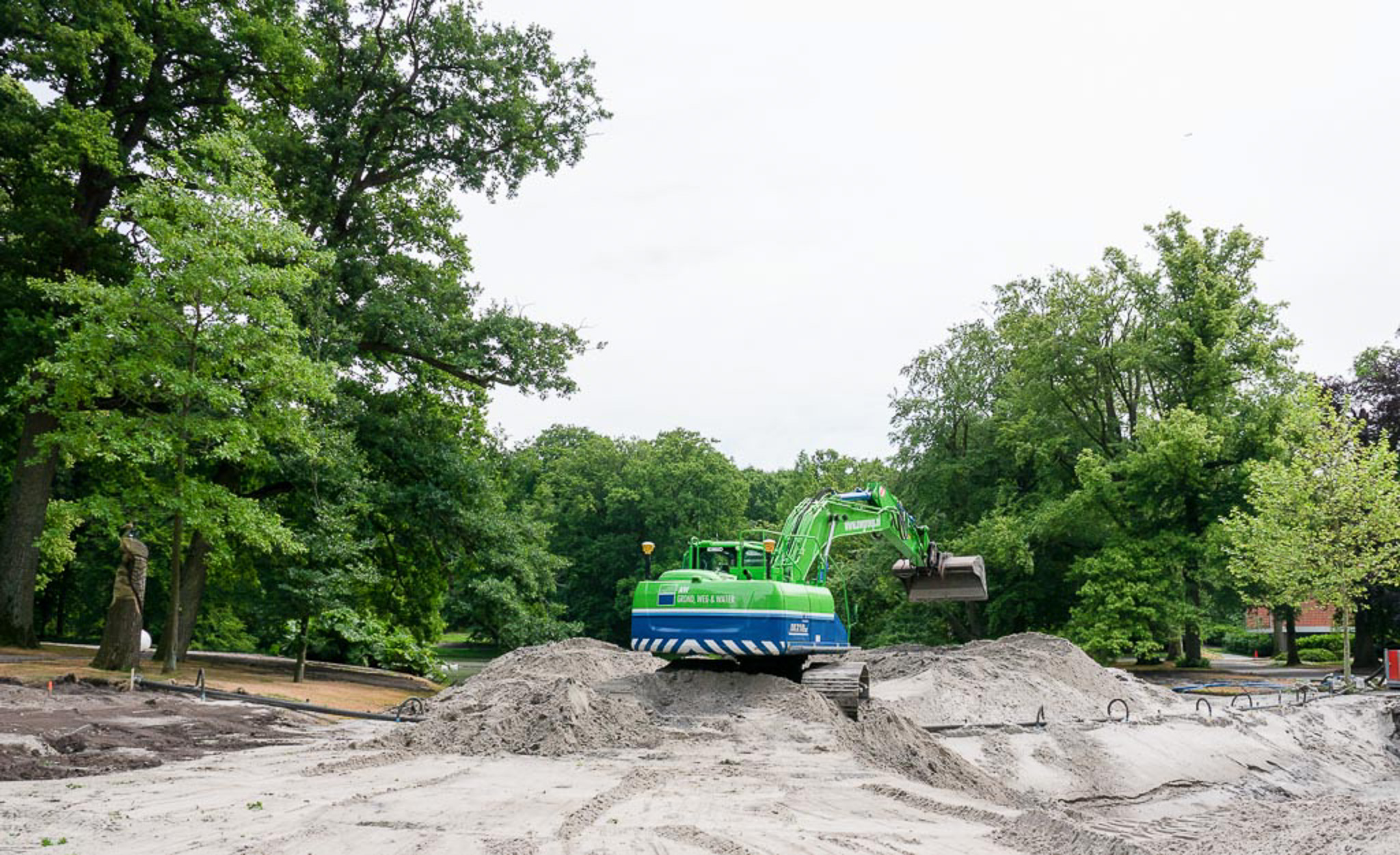 Nieuwe brug Keukenhof