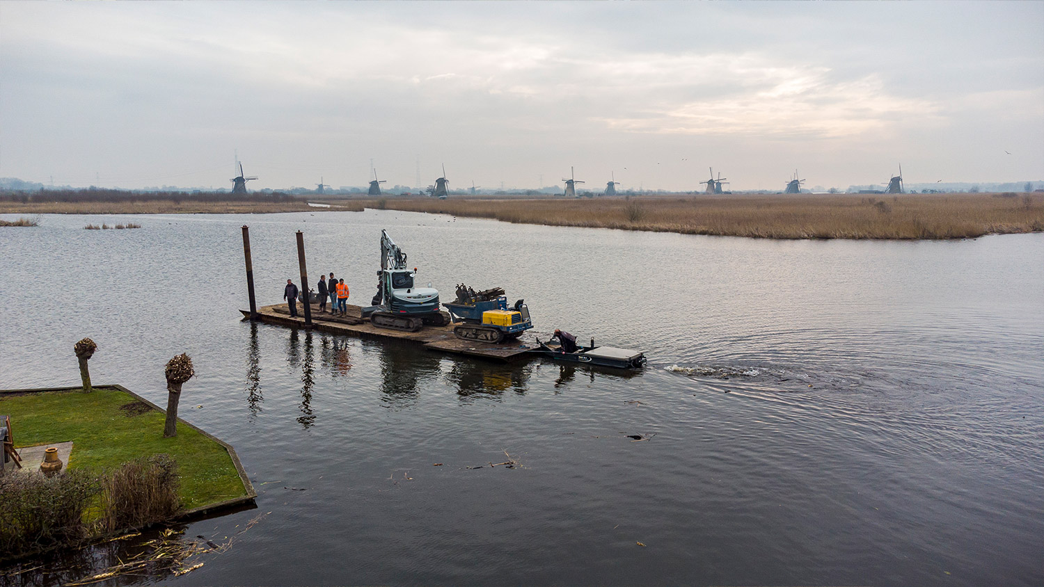 Sanering project Kinderdijk
