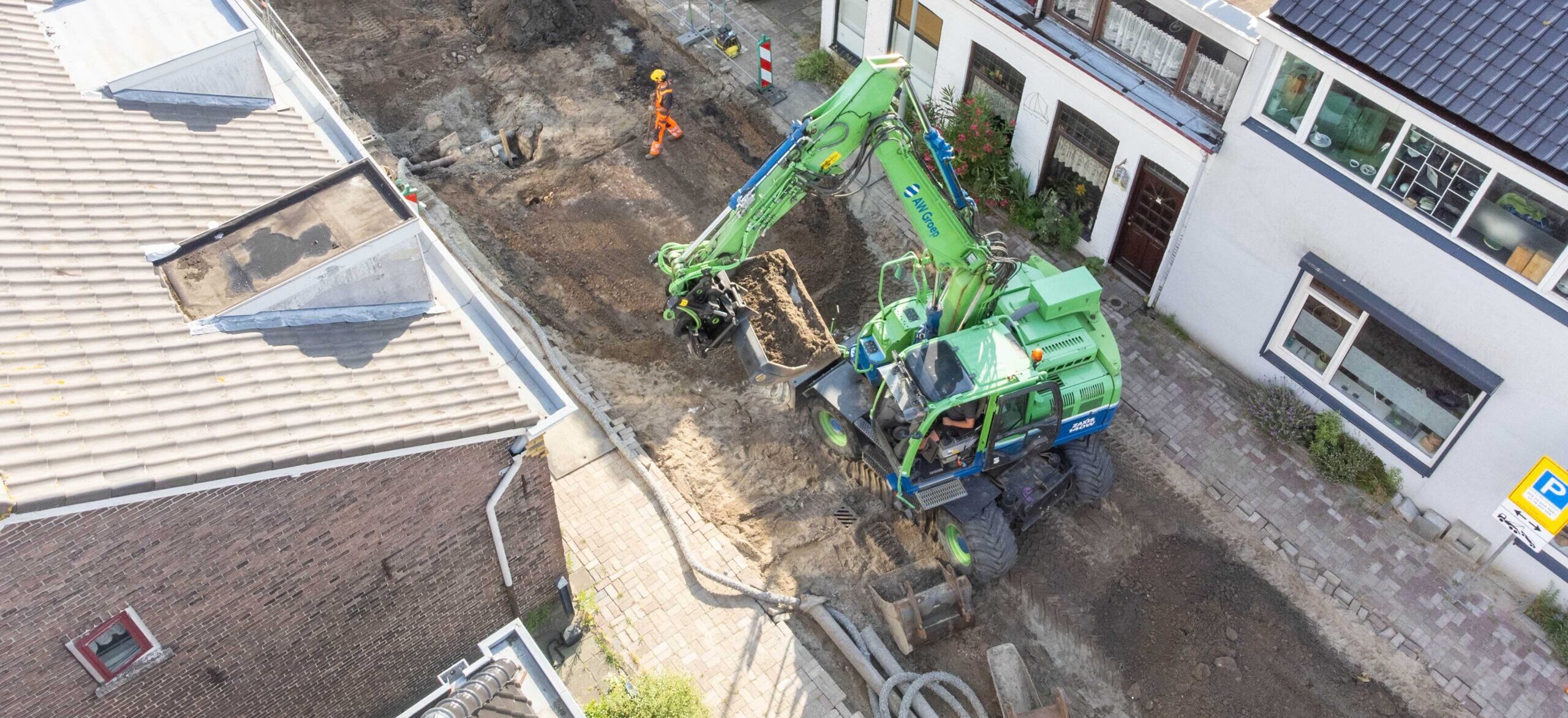 Trillingsvrij werken in de Komatistraat in Dordrecht
